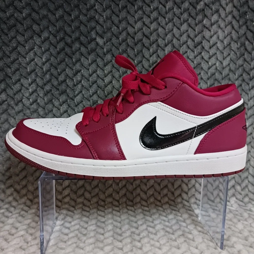 Air Jordan 1 Low Noble Red Men's Sneakers Shoes Size 11